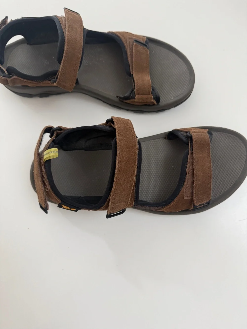 Teva Brown Suede Strap Men's Sandals